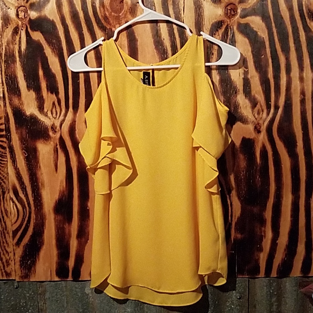 Yellow blouse